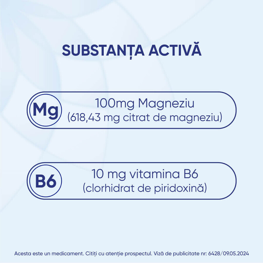 Magne B6 Premium, 100 mg/10 mg, 40 film-coated tablets, Sanofi