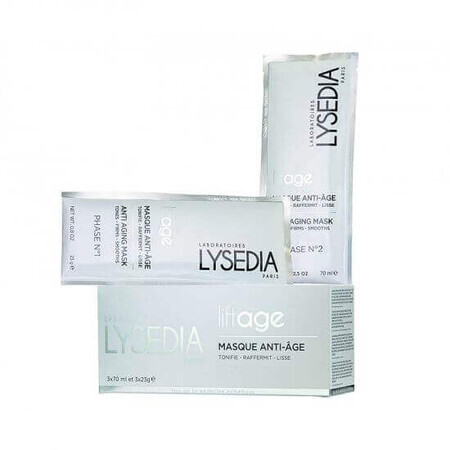 Maschera antirughe Liftage, 3 x 52,5 ml, Lysedia