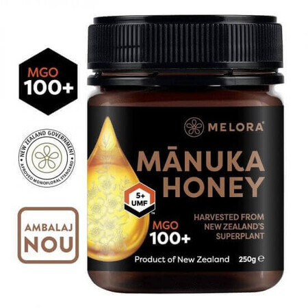 Miele naturale di Manuka MGO 100+, 250 g, Melora