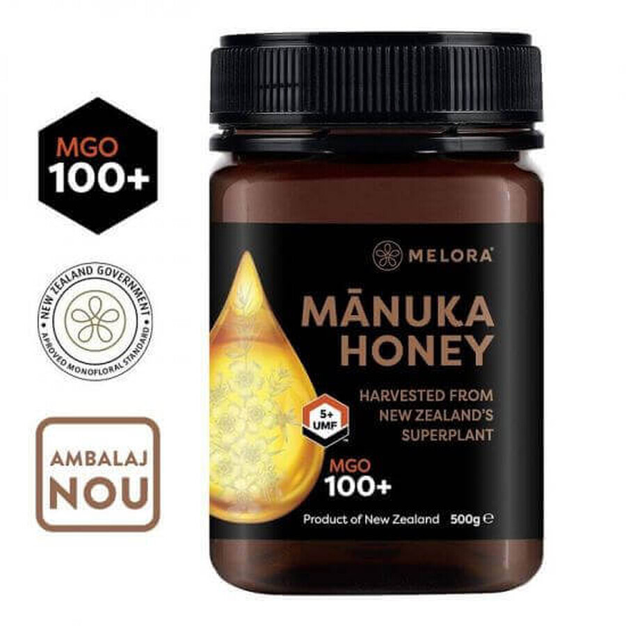 Miele di Manuka naturale MGO 100+, 500 g, Melora