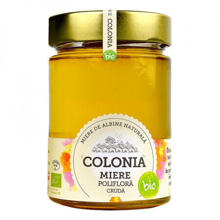 Organic raw ploriflora honey Cologne, 420 g, Evicom Honey