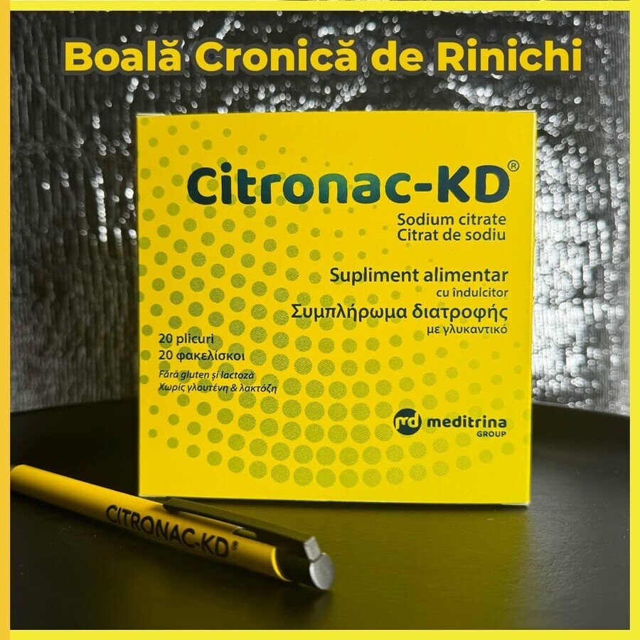 Citronac-KD, 20 sachets, Meditrina Pharmaceuticals