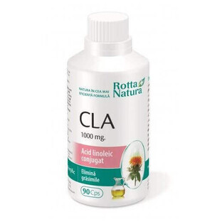 CLA Acido linoleico coniugato 1000mg, 90 capsule, Rotta Natura