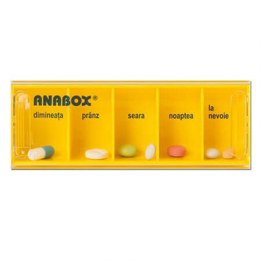 Organizer for daily use medicines, Anabox