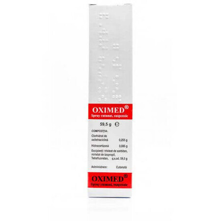 Spray cutaneo Oximed, 59,5 g, Mebra