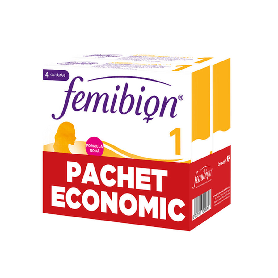 Femibion 1 Planning and Pregnancy Package, 2 x 28 tablets, Dr. Reddys