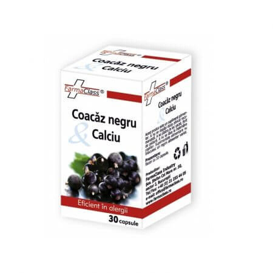 Casis y Calcio, 30 cápsulas, FarmaClass