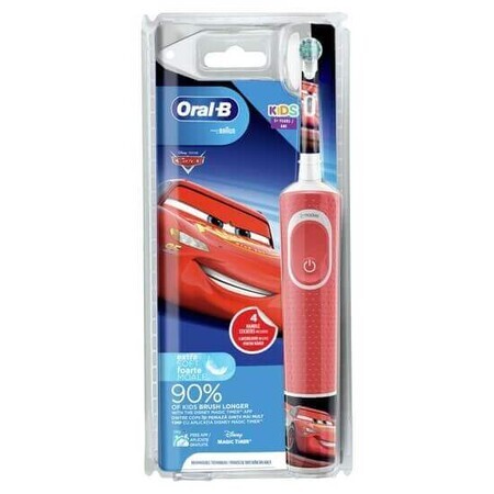 Spazzolino elettrico per bambini D100 Cars, Vitality, Oral-B