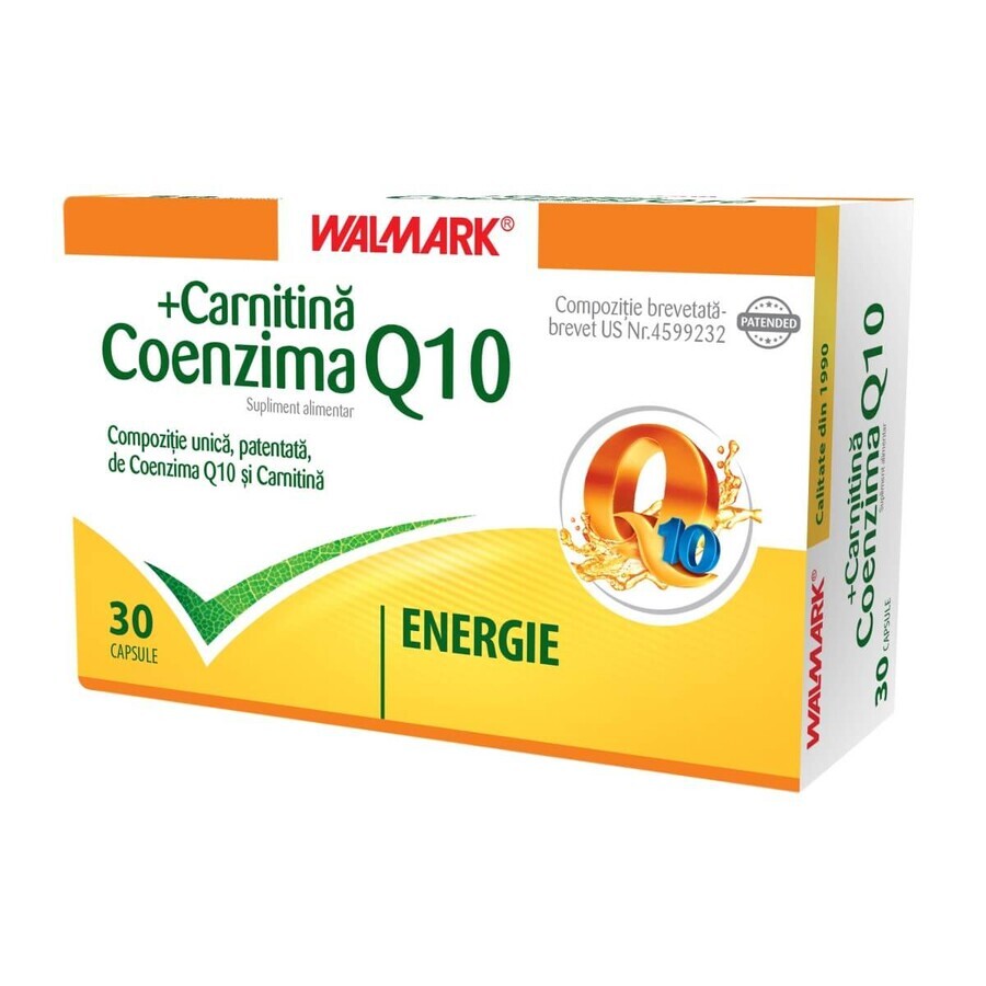 Coenzyme Q10 + Carnitine, 30 capsules, Walmark