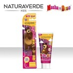 Toothbrush Masha &amp; Bear, Soft, Naturaverde