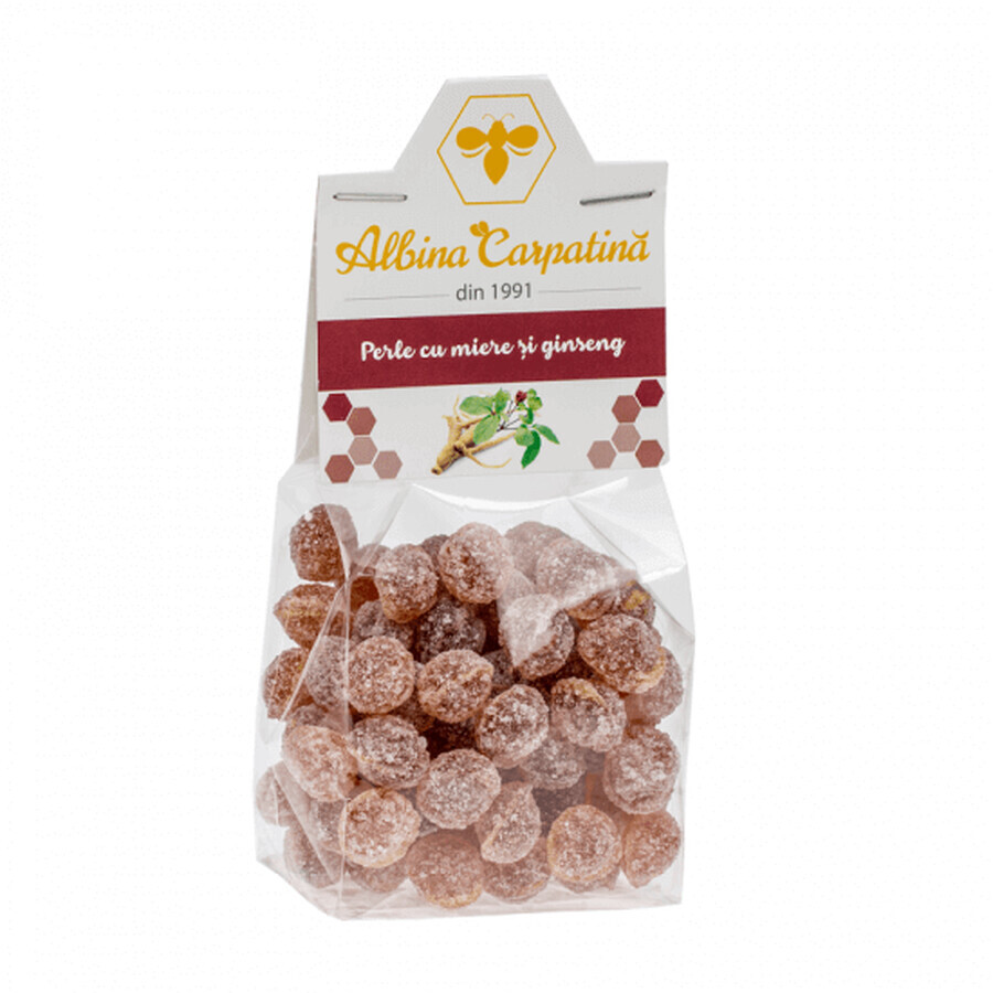 Perle al miele e ginseng, 100 g, Albina Carpatina