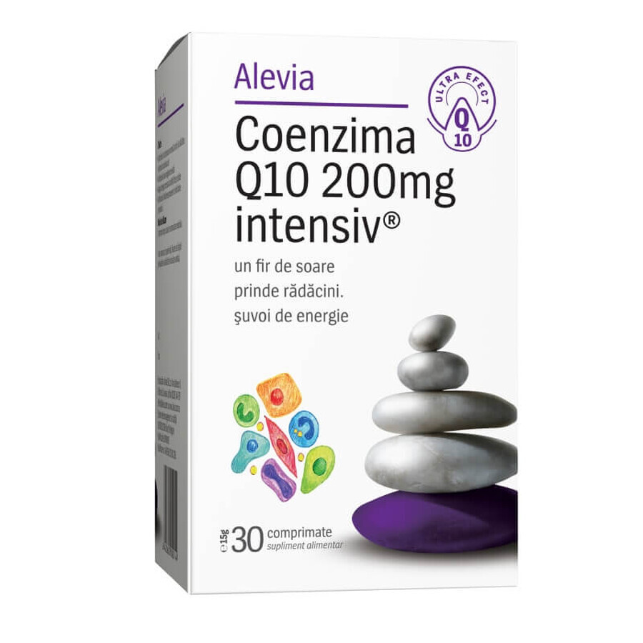 Coenzyme Q10 200 mg intensive, 30 tablets, Alevia