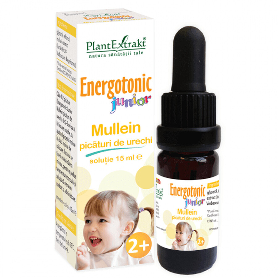 Mullein Junior Energotonic Ear Drops, 15 ml, Plant Extrakt