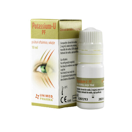 Potassium-U PF eye drops, 10 ml, Unimed Pharma