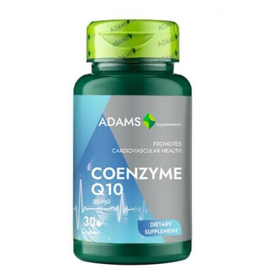 Coenzyme Q10 30 mg, 30 capsules, Adams Vision