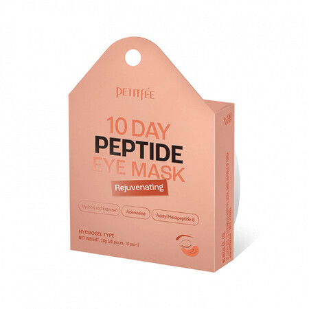 Peptide Eye Mask cerotti in idrogel per il contorno occhi, 20 pezzi, Petitfee