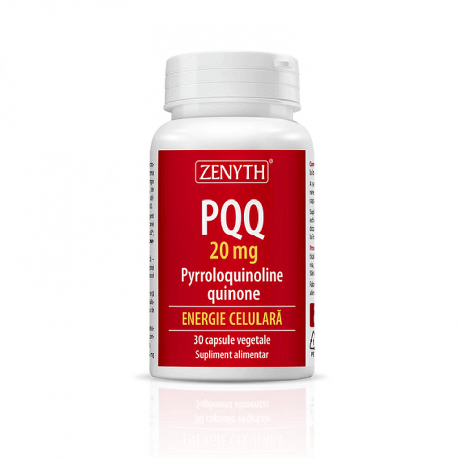 PQQ 20mg, 30 capsules, Zenyth