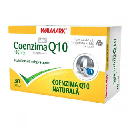 Coenzyme Q10 Max 100 mg, 30 capsules, Walmark