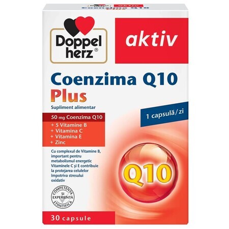 Coenzyme Q10 Plus for metabolism, 30 capsules, Doppelherz