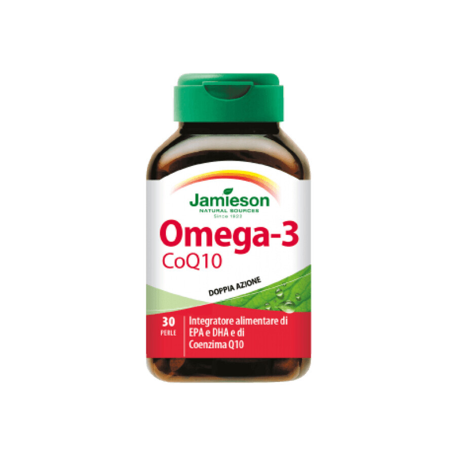 Coenzima Q10 si Omega 3, 30 capsule, Jamieson