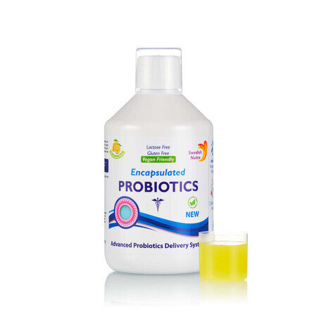 Probiotic Lichid, Bifidobacterium lactis + Vitamin C + L-glutamine, 500 ml, Swedish Nutra