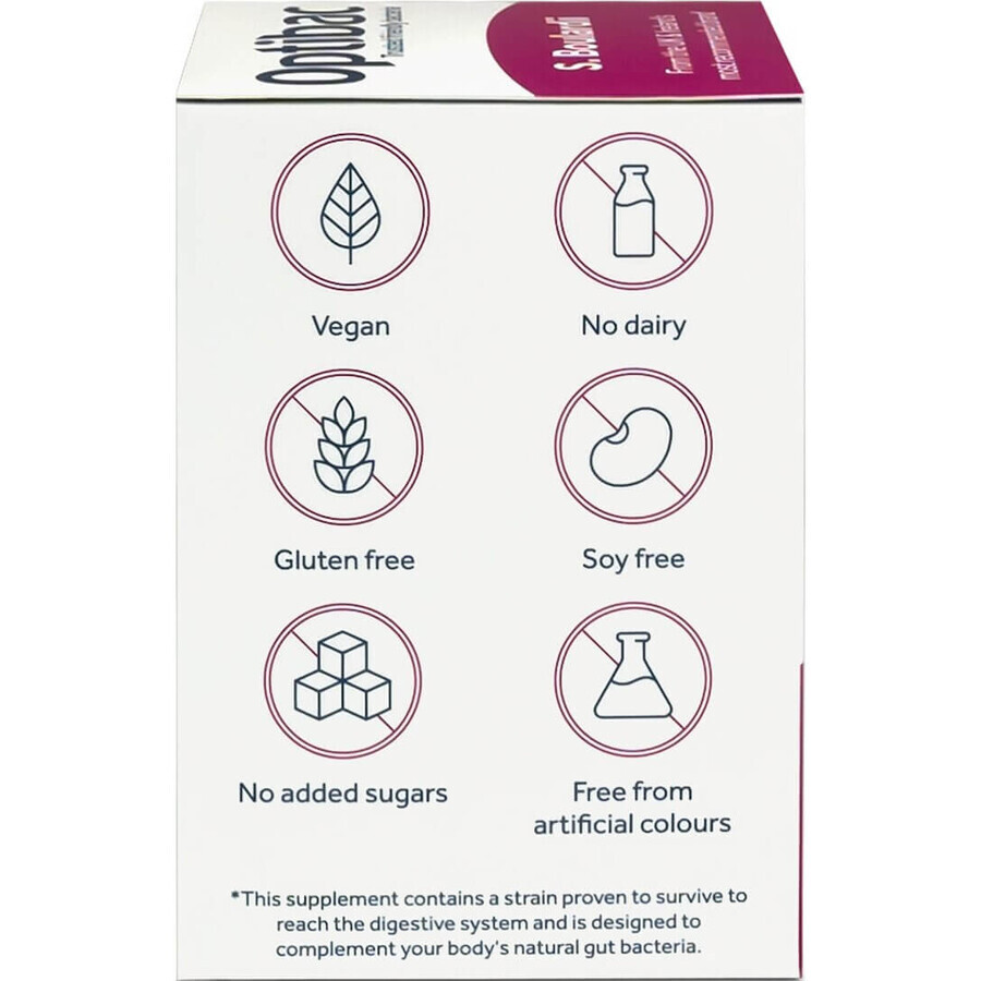 Probiotic Saccharomyces Boulardii, 16 capsule, OptiBac