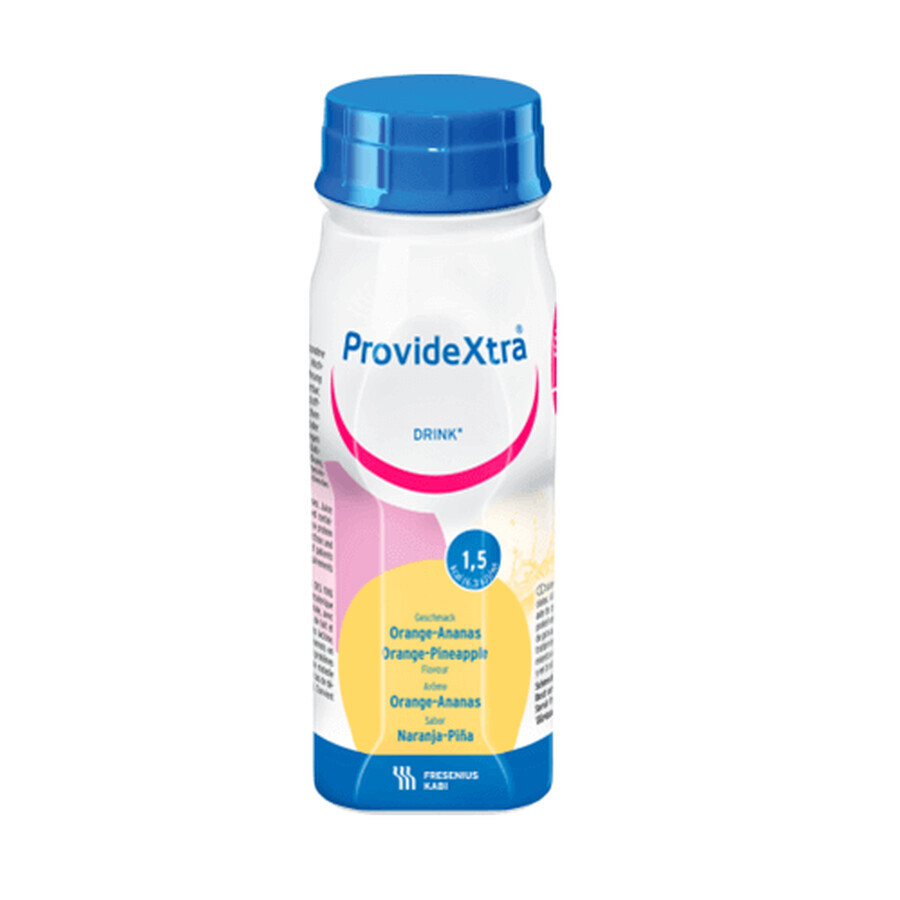 ProvideXtra DRINK cu aroma de portocale-ananas, 4 x 200 ml, Fresenius Kabi