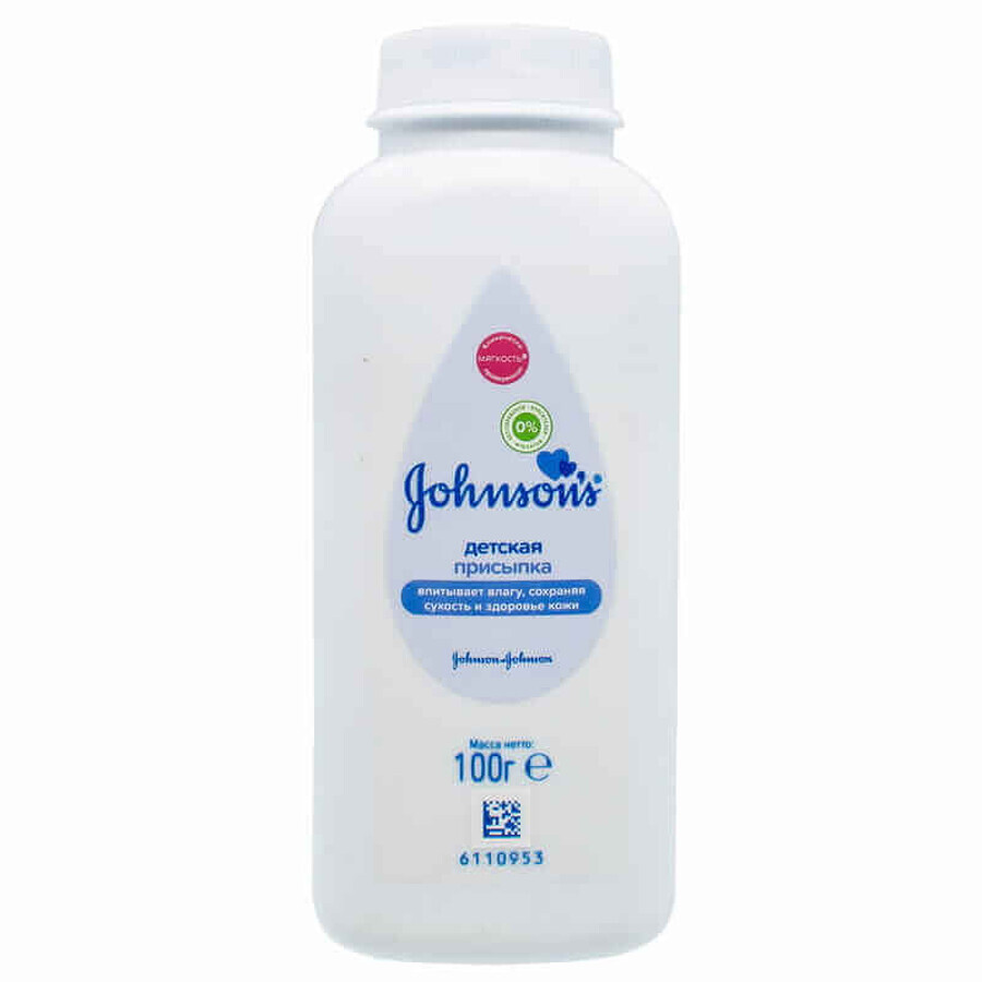 Polvere di talco, Johnsons Baby, 100 g, Johnson&Johnson