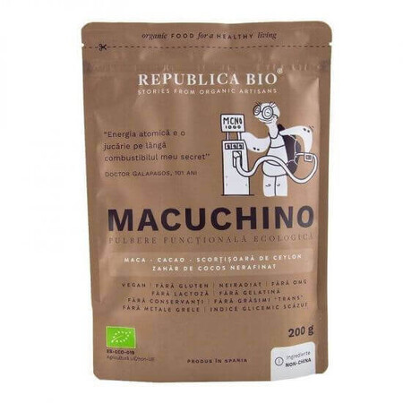 Functioneel poeder Eco Macuchino, 200g, Republica Bio