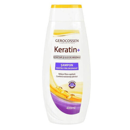 Sampon pentru par degradat Keratin+, 400 ml, Gerocossen