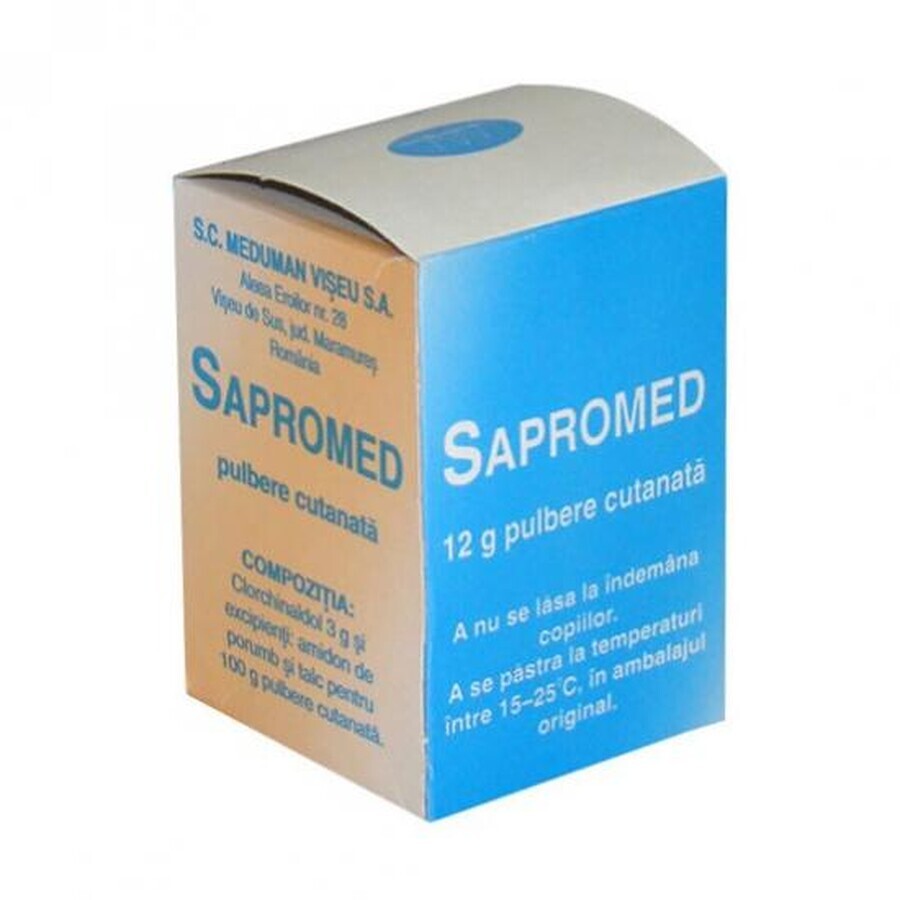 Sapromed skin powder, 12 g, Meduman