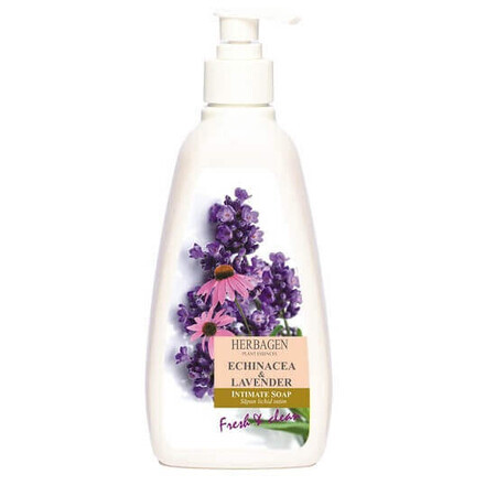 Jabón líquido íntimo con extracto de lavanda y equinácea, 500 ml, Herbagen