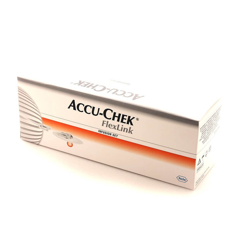 Set di infusione Accu-Chek Flexlink, 8/60 x 10 pezzi, Roche