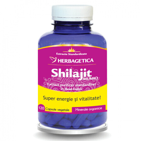 Shilajit Mumio, 120 capsules, Herbagetica