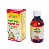 Pine bud syrup with poplar buds and propolis, 200 ml, Elidor