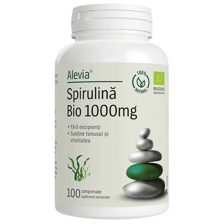 Spirulina Bio 1000mg, 100 compresse, Alevia