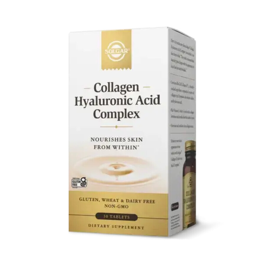 Collagen Hyaluronic Acid Complex 120mg 30 tablets, Solgar