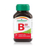 Vitamin B Complex 50mg, 30 capsules, Jamieson