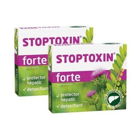 Stoptoxin Forte, 30 capsule + 30 capsule, Fiterman