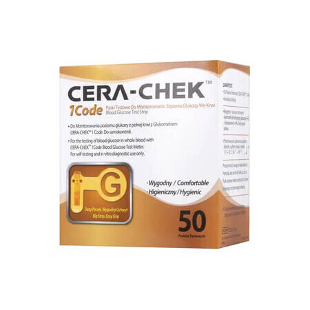 Cera Chek blood glucose tests, 50 pieces, Etalon Medical