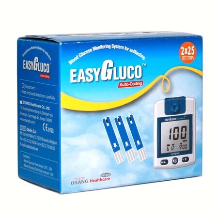 Easy Gluco test, 2x25, Oasang Healthcare