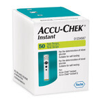 Accu-Chek Instant, Strisce Reattive per la Glicemia, 50 pezzi, Roche 