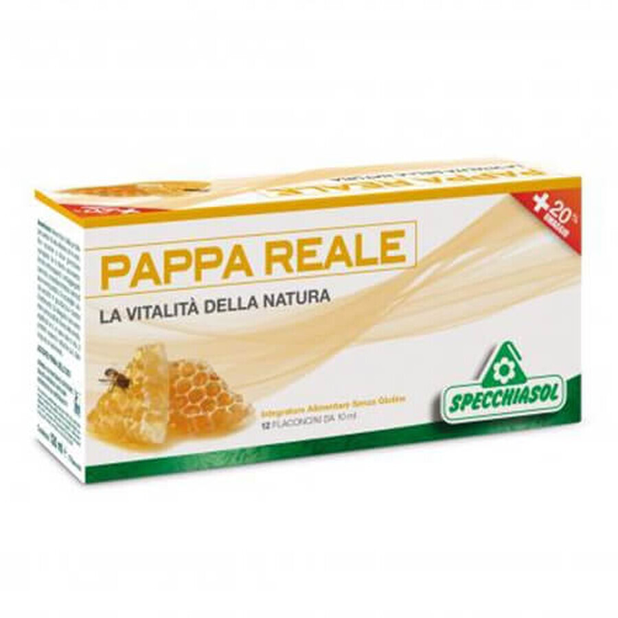 Specchiasol Pappa Reale Plus Integratore Alimentare 12 Flaconcini Da 10 ml