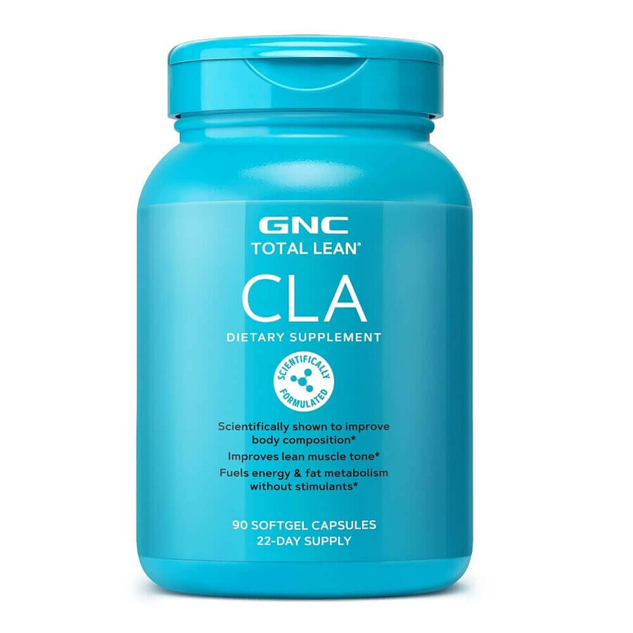 CLA magro totale, acido linoleico coniugato (489110), 90 capsule, GNC