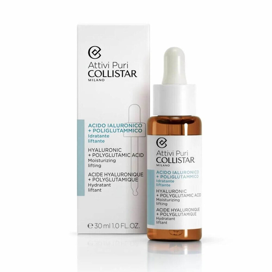 Collistar Attivi Puri - Siero Acido Ialuronico + Poliglutammico Idratante, 30ml