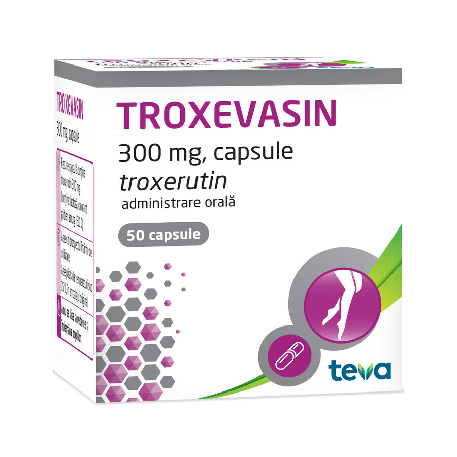 Troxevasin, 50 capsule, Actavis