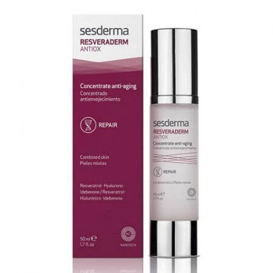 Resveraderm Antiox concentrato antietà, 50 ml, Sesderma