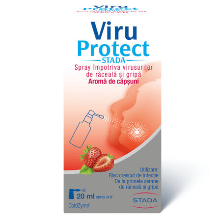 Spray orale ViruProtect al gusto di fragola, 20 ml, Stada