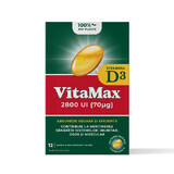 Vitamax Vitamina D3, 12 capsule, Perrigo