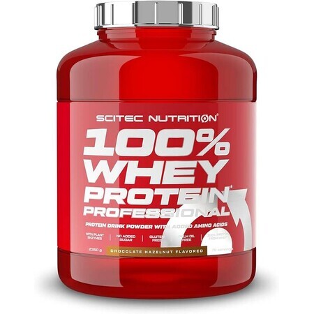 100% Whey Protein Professional Scitec Nutrition, Chocolate Hazelnut, 2350 g